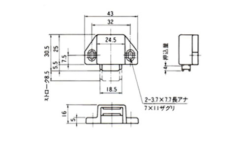 マグネラッチML-30Sの図面