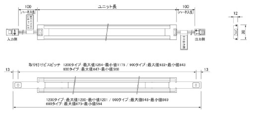 ぴたライト SOFT ディスプレイ照明（両側コネクトタイプ）