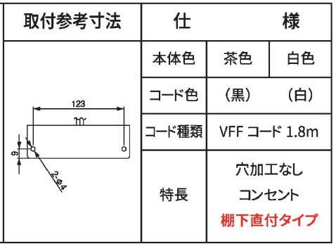 NC-1516NNL （ブレーカー付）仕様他