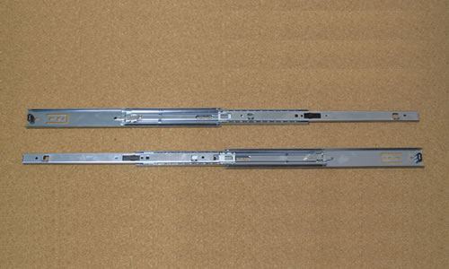 K3601AS ロック付スライドレール　３６mm幅・３段引・底付　HI 003