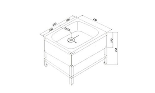 WT(研ぎ流し)の図面
