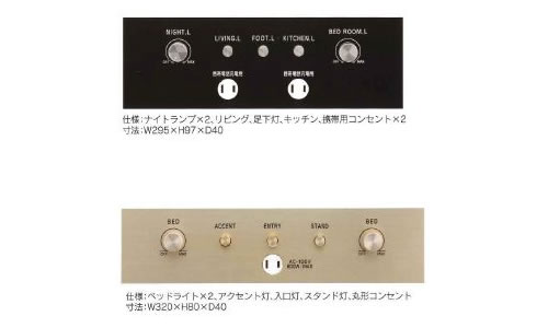 ホテル客室用コントロールパネル（PDF）